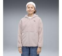 PUMA Chaqueta deportiva Essentials Elevated de invierno con corte holgado juvenil, Ropa, Rosa, 11-12Y