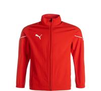 PUMA teamRISE Sideline Jacket Jr Chaqueta de entrenamiento, Unisex niños, Puma Red/Puma Black, 164