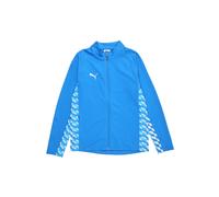 PUMA teamLIGA26 Chaqueta de Entrenamiento Jr, 140, Electro Royal White-Electro Royal
