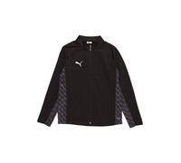 PUMA teamLIGA26 - Chaqueta de entrenamiento Jr, 164, negro, blanco, gris oscuro plano