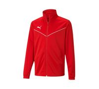 PUMA teamRISE Training Poly Jacket Chaqueta de entrenamiento, Unisex niños, Puma Red/Puma White, 176