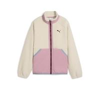 PUMA Chaqueta híbrida de sherpa unisex para niños (paquete de 1)