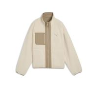 PUMA Chaqueta híbrida reversible de sherpa unisex para cualquier temporada (paquete de 1)