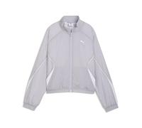 PUMA Chaqueta Holgada con Cremallera Sport Mujer XS, Vibrant Silver Gray