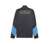 PUMA Chaqueta Olympique de Marseille ftblNRGY+ con cremallera para hombre, Ropa, Gris, L L