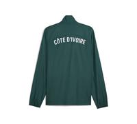 PUMA Chaqueta prepartido Costa de Marfil 2025 tejida para hombre, Ropa, Verde, L L