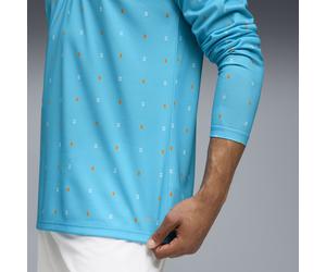 PUMA Chaqueta prepartido Olympique de Marseille con cremallera de un cuarto para hombre, Accesoiros, Azul, S S