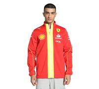PUMA Chaqueta softshell del equipo Scuderia Ferrari 2024 para hombre - Rojo Quemado