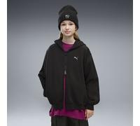 PUMA Chaqueta T7 Midnight Shadow extragrande con cremallera juvenil, Ropa, Negro, 7-8Y