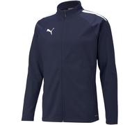 PUMA Teamliga Training Jacket Hombre, Peacoat-Puma White, S