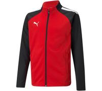 Puma - Chaqueta teamLIGA Niño, Unisex, Red-Black, 140 cm