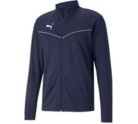 Puma - Chaqueta teamRISE, Hombre, Peacoat-White, S
