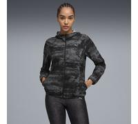 PUMA Chaqueta tejida estampada Run Velocity para mujer, Ropa, Negro, XS