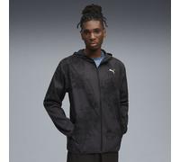 PUMA Chaqueta tejida TAD ESSENTIALS con estampado integral para hombre, Ropa, Negro, S