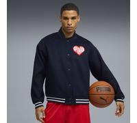 PUMA Chaqueta universitaria HooperHotline para hombre, Ropa, Azul, XXL