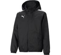 Puma - Chubasquero teamLIGA Niño, Unisex, Black, 140 cm