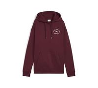 Sudadera holgada con capucha PUMA Class para mujer, Ropa, Rojo, XL XL