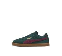 PUMA Club II Era - Tenis Unisex de Ante, Green Terrain Ruby Shimmer, 43 EU