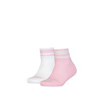 PUMA Clyde Junior Quarter 2P, Calcetines, Unisex niños, Pink/White, 27-30