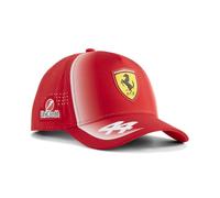 PUMA Colección Gorras Scuderia Ferrari F1 2026 Lewis Hamilton | Con un gráfico tonal en relieve de calor en la corona, Como se ve que lleva Lewis Hamilton, Producto oficial con licencia