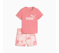PUMA Conjunto de camiseta y shorts Essentials tie-dye infantil, Accesoiros, Rosa, 2-3Y 2-3Y