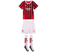 Puma - Conjunto AC Milan Primera Equipación 2024-2025 Niño, Unisex, For All Time Red-Black, 98 cm