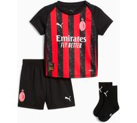 Puma - Conjunto AC Milan Primera Equipación 2025-2026 Bebé, Unisex, For All Time Red-Black, 86 cm
