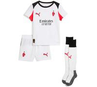 Puma - Conjunto Ac Milan Segunda Equipación 2025-2026 Niño, Unisex, White-For All Time Red, 110 cm