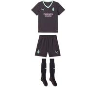 Puma - Conjunto AC Milan Tercera Equipación 2024-2025 Niño, Unisex, Shadow Gray-Fresh Mint, 98 cm