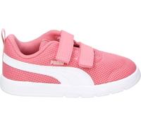 Puma - Conjunto de bebé con Courtflex V3 Mesh Inf Basket, Wild Pink White, 25 EU, Wild Pink Puma White, 25 EU