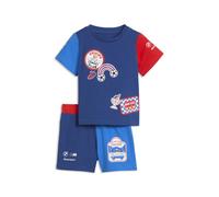 PUMA Conjunto de camiseta y shorts BMW M MOTORSPORT Essentials infantil, Accesoiros, Azul, 6-9M 6-9M