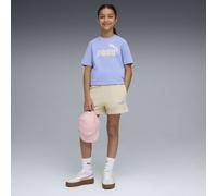 PUMA Conjunto de camiseta y shorts Essentials con logo n.º 1 juvenil, Ropa, Morado, 13-14Y