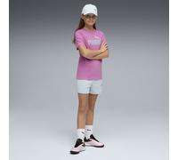 PUMA Conjunto de camiseta y shorts Essentials con logo n.º 1 juvenil, Ropa, Rosa, 11-12Y