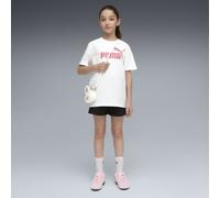 PUMA Conjunto de camiseta y shorts Essentials con logo n.º 1 juvenil, Ropa, Blanco, 15-16Y