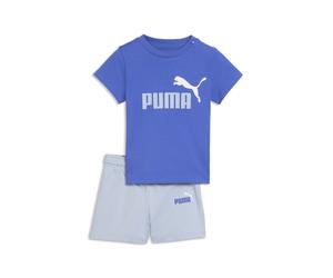 PUMA Conjunto de camiseta y shorts Minicats Essentials infantil, Ropa, Azul, 4-6M