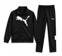 PUMA Conjunto de pantalones para niños, 2 piezas de punto atlético con chaqueta con cremallera y pantalones deportivos activos, conjunto de ropa deportiva para niños (8-16)