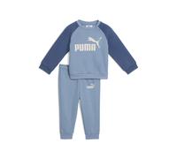 PUMA Conjunto de sudadera Minicats Essentials Raglan infantil, Ropa, Azul, 2-4M 2-4M