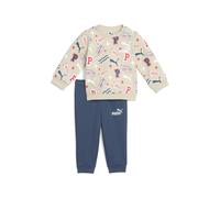 PUMA Conjunto de sudadera y pantalones Minicats infantil, Ropa, Alpine Snow, 2-4M 2-4M