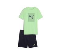 Puma Conjunto ESS Logo Lab Verde/Negro 140 9-10 Años