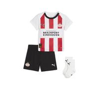 PUMA Conjunto mini PSV Eindhoven 1.ª equipación 25/26 para bebés, Ropa, Rojo/Blanco, 6-9M 6-9M