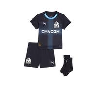 PUMA Conjunto Olympique de Marseille 2.ª equipación 25/26 infantil, Ropa, Azul, 12-18M 12-18M