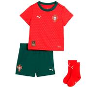 Puma - Conjunto Portugal Primera Equipación 2024-2025 Niño, Unisex, Sport Red-Sugared Almond, 74 cm