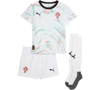 Puma - Conjunto Portugal Segunda Equipación 2024-2025, Unisex, White-Black, 110 cm