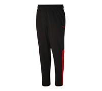 Puma Contrast 2.0 - Pantalón para Hombre, Negro/Rojo (Black/High Risk Red), Medium