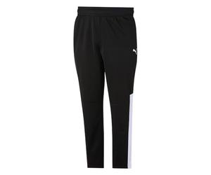 PUMA Contrast Pants (Available in Big & Tall) Pantalones Deportivos, Negro/Blanco, 27-32 para Hombre
