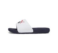 PUMA Cool Cat 2.0 PS, Slide Sandal, White Navy For All Time Red, 29 EU