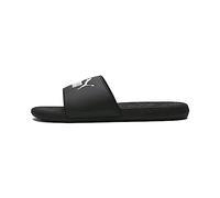 PUMA Cool Cat 2.0, Slide Sandal Unisex Adulto, Black White, 44.5 EU