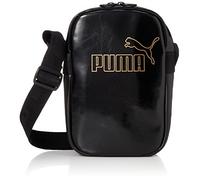 PUMA Core Up Portable - Bolso bandolera (21 cm), color negro, Negro