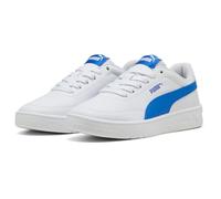 PUMA Court Classic Clean JR - Zapatillas Deportivas, Color Blanco-Azul montaña, Talla 5, Puma Blanco y Azul montaña, 38 EU