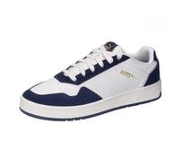 PUMA Court Classic SD, Sneaker Unisex Adulto, Frosted Ivory-Club Navy Gold, 40.5 EU